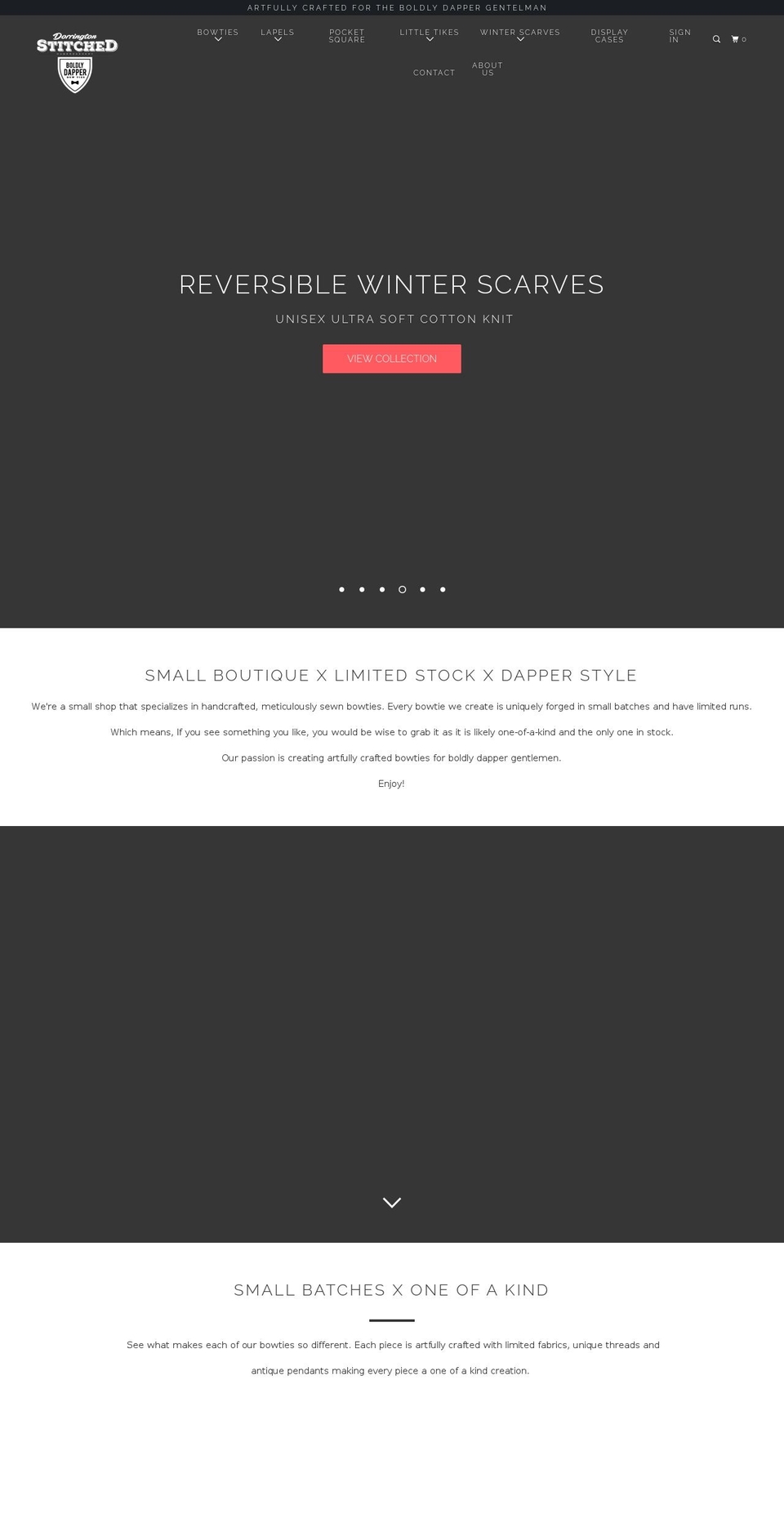 dorringtonstitched.com shopify website screenshot