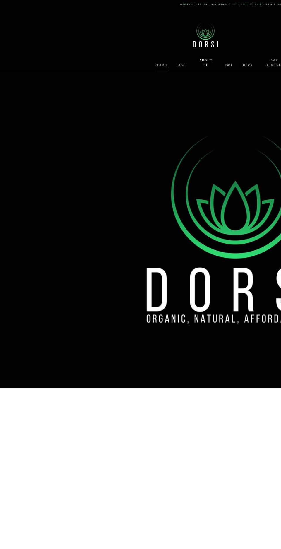 dorsihealth.com shopify website screenshot