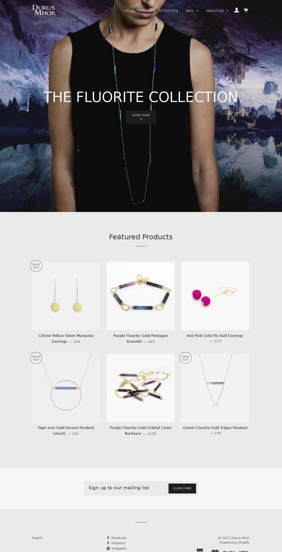 dorusmhor.com shopify website screenshot