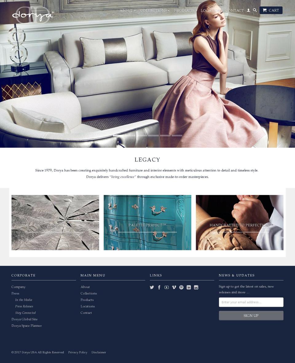 dorya.us shopify website screenshot