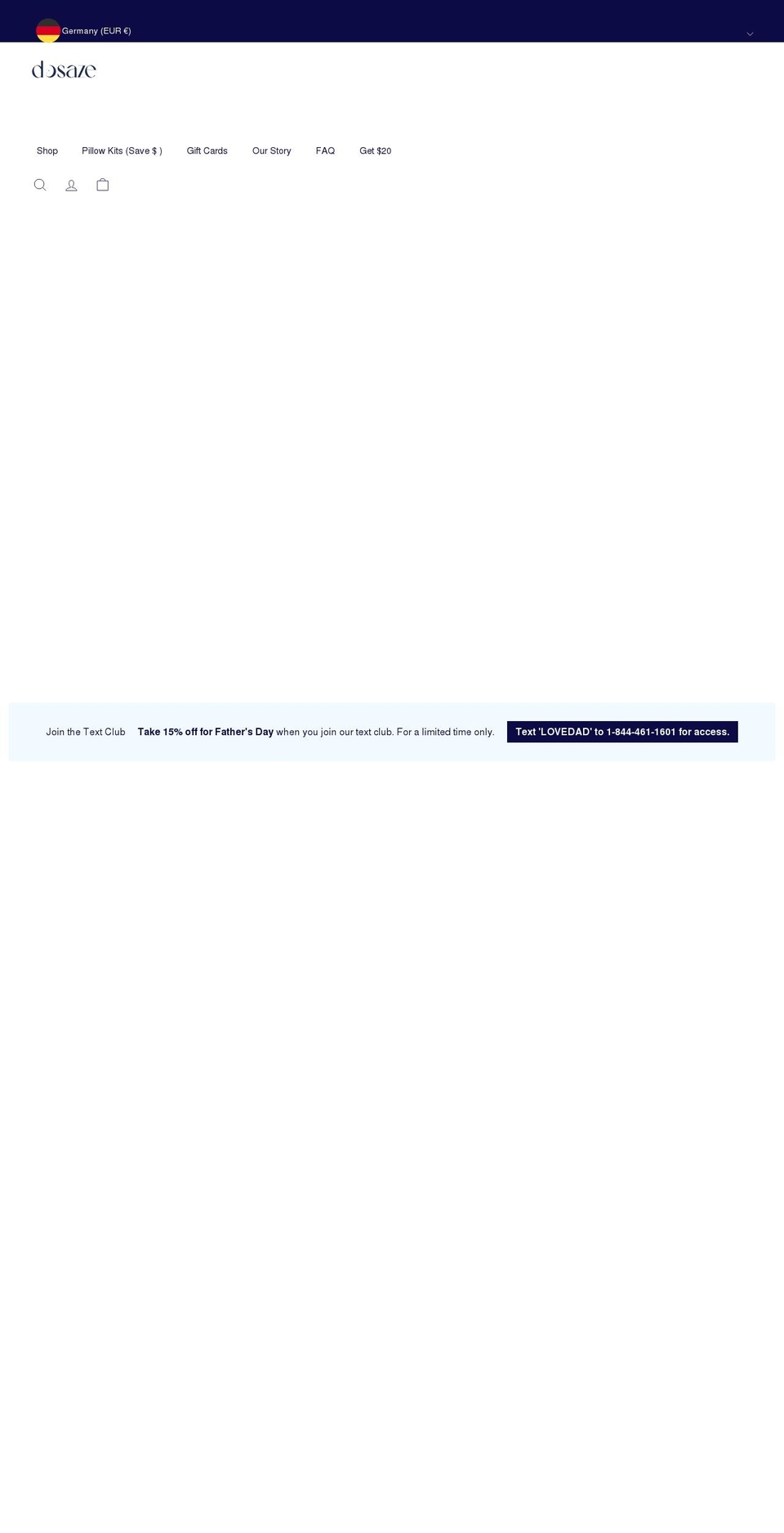 dosaze.com shopify website screenshot