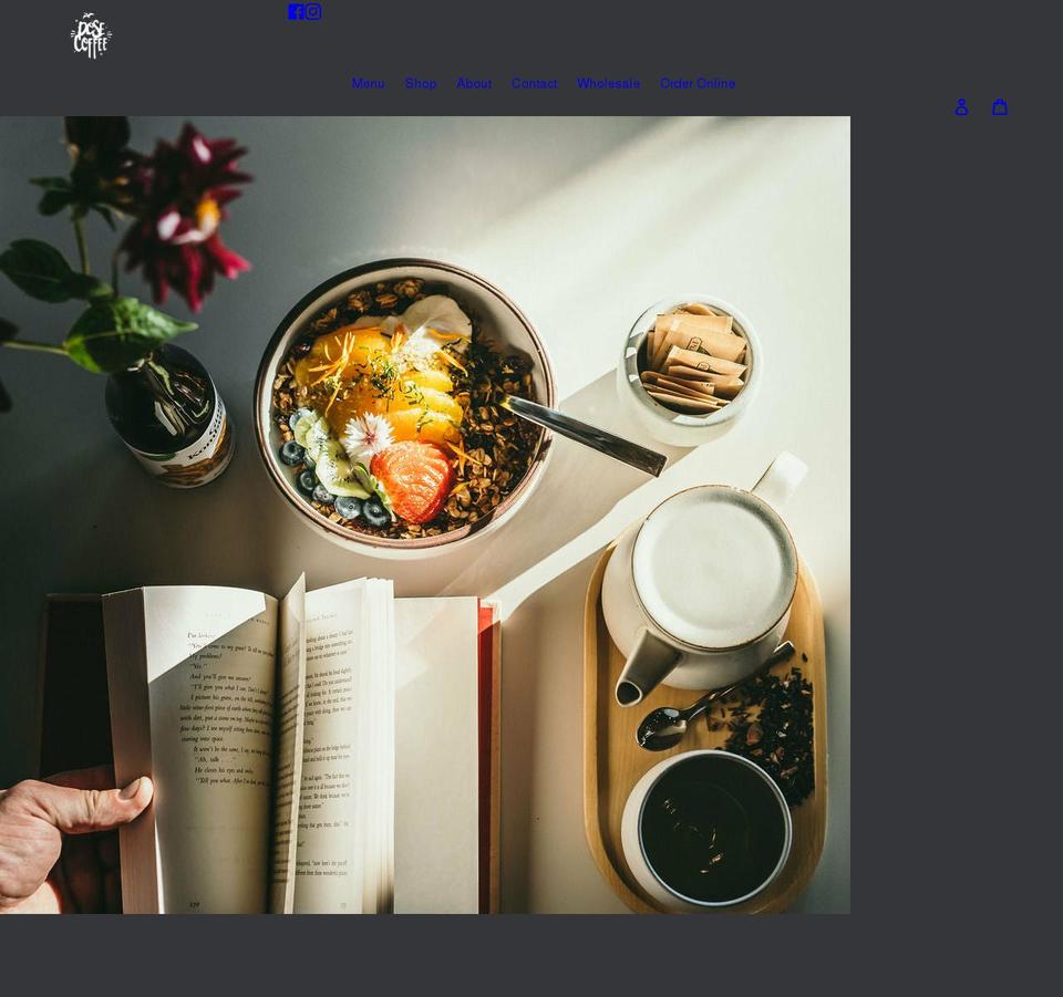 dosecoffee.ca shopify website screenshot