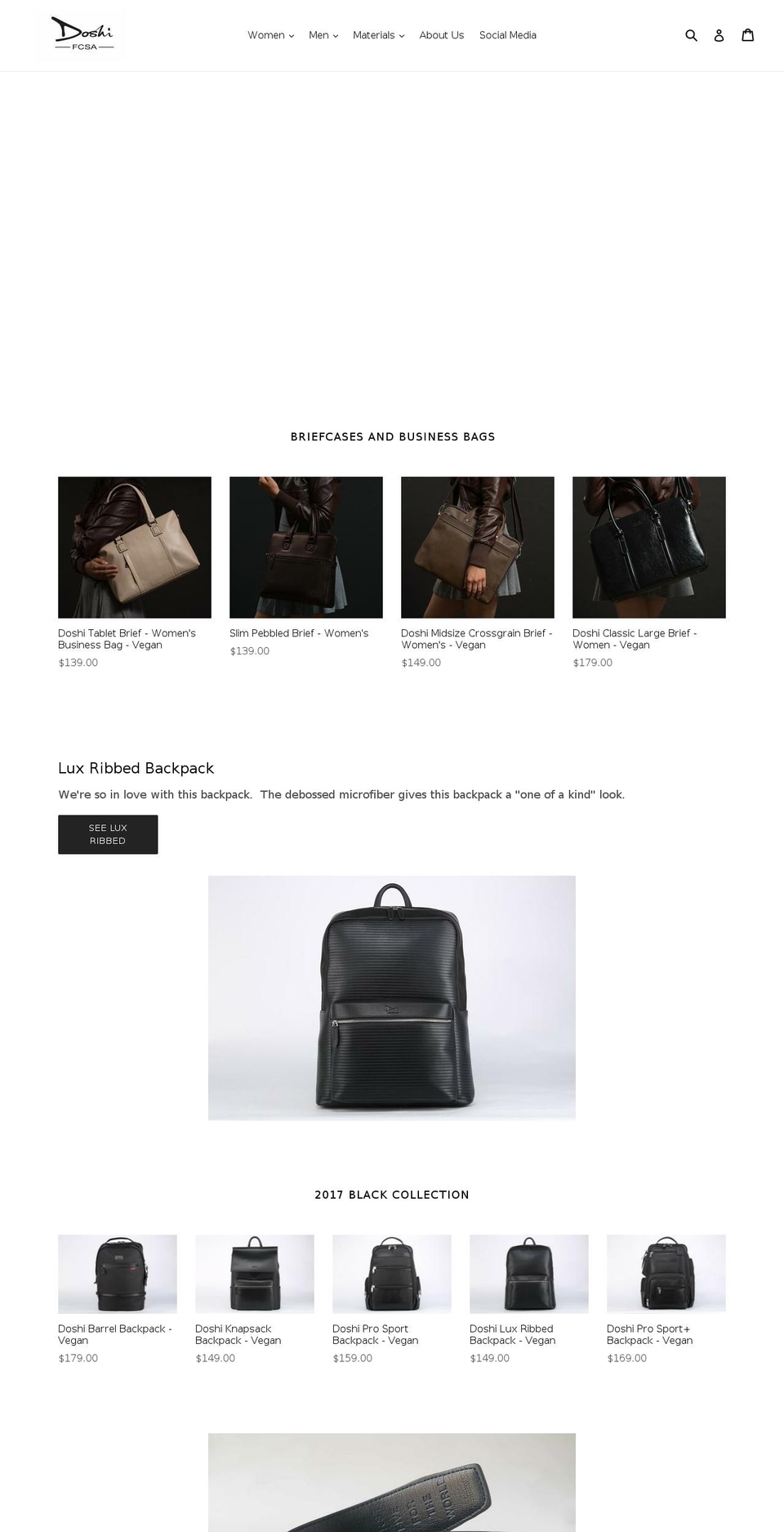doshi.shop shopify website screenshot