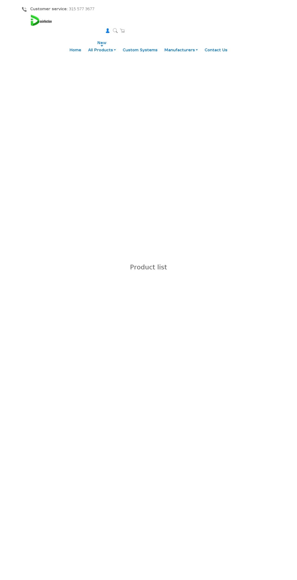 dosinfection.com shopify website screenshot