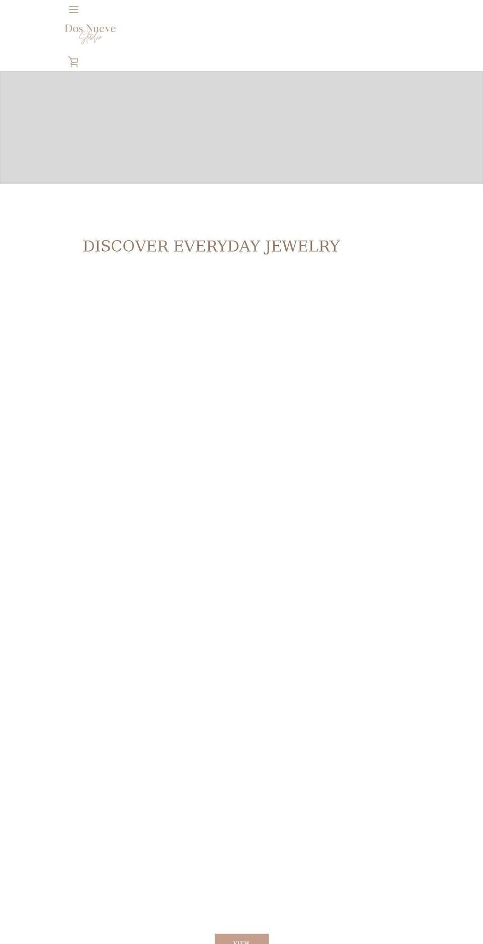 dosnuevestudio.com shopify website screenshot