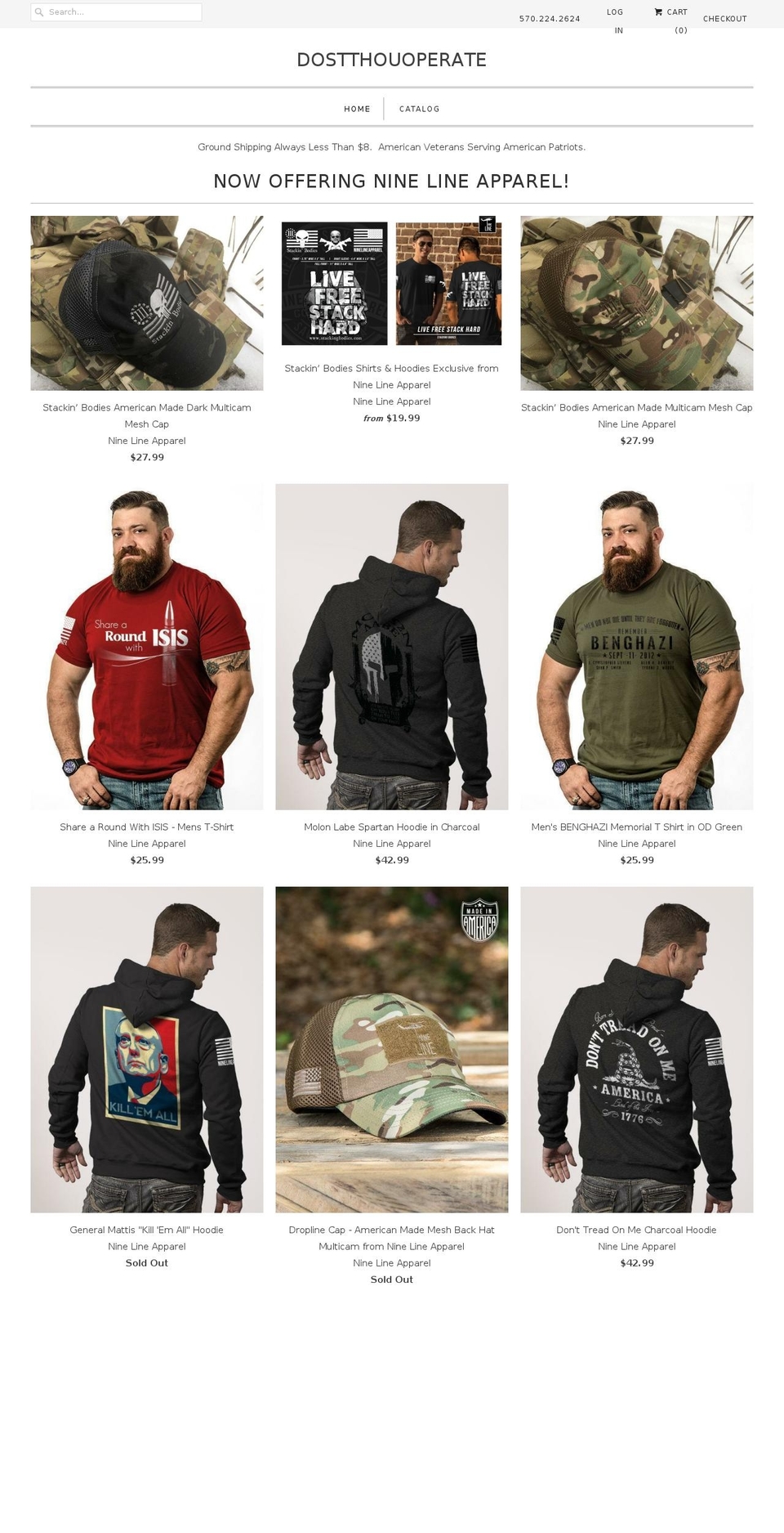 dostthouoperate.com — Shopify storefront screenshot