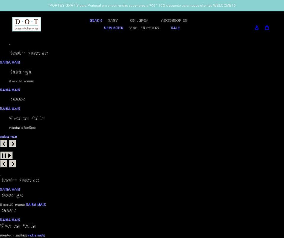 dot-baby.com shopify website screenshot