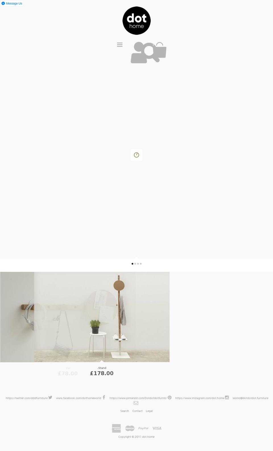dot-home.co shopify website screenshot
