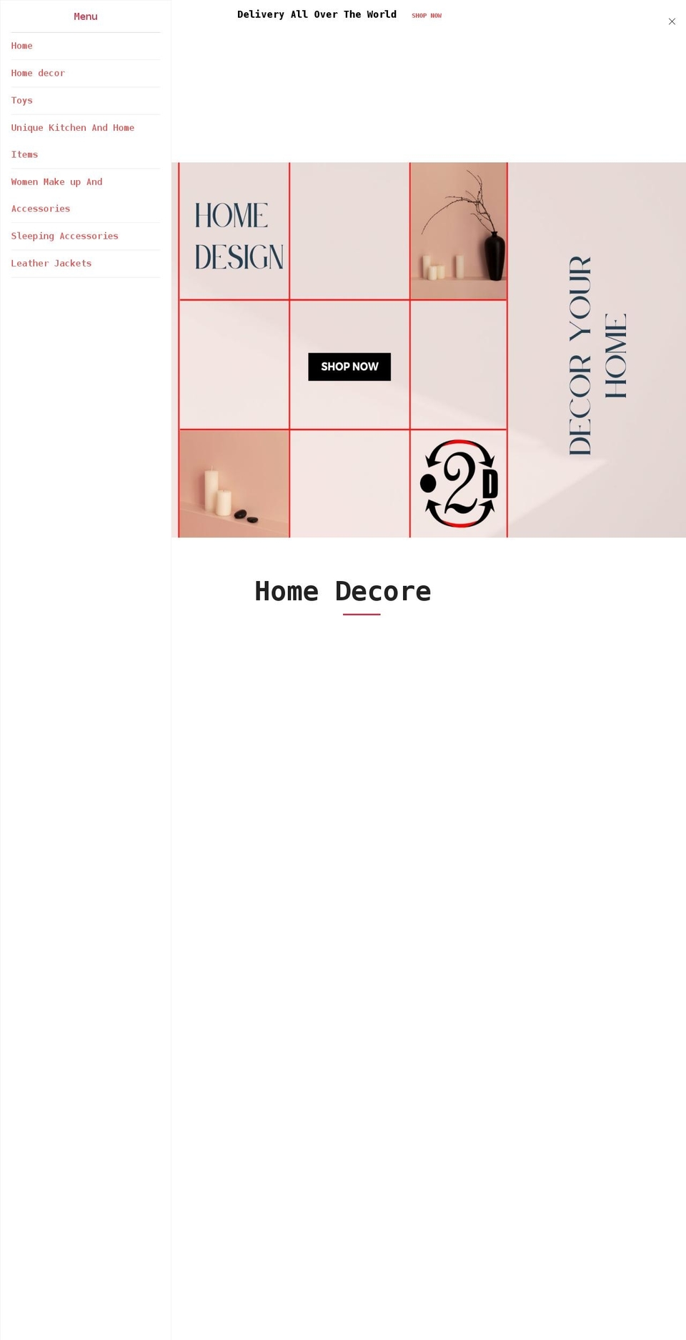 dot2d.com shopify website screenshot