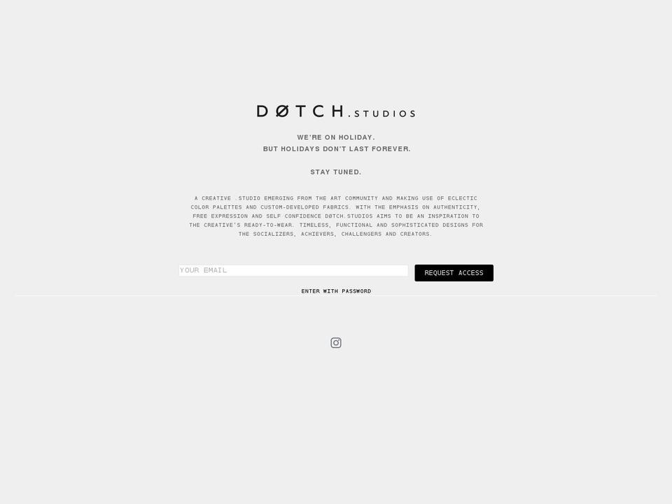 dotchstudios.com shopify website screenshot