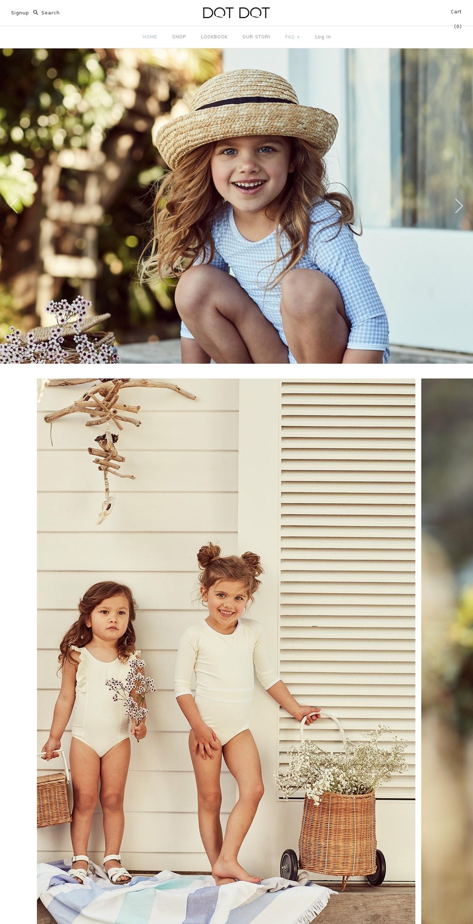dotdotswim.com.au shopify website screenshot