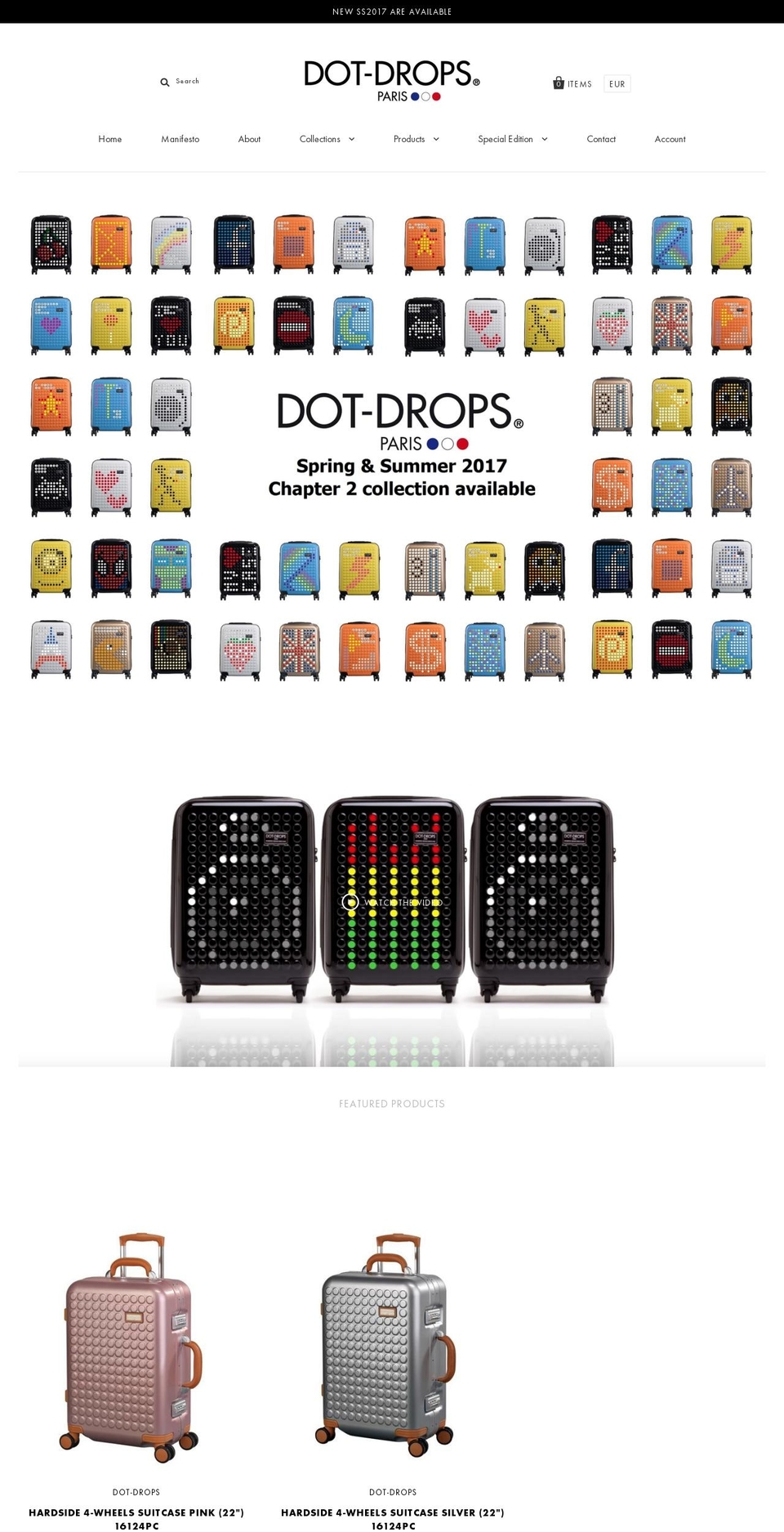 dotdrops.fr shopify website screenshot