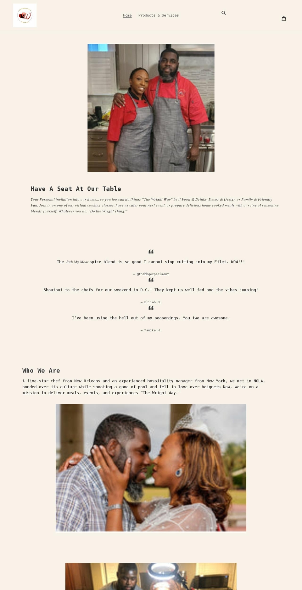 dothewrightthing.net shopify website screenshot
