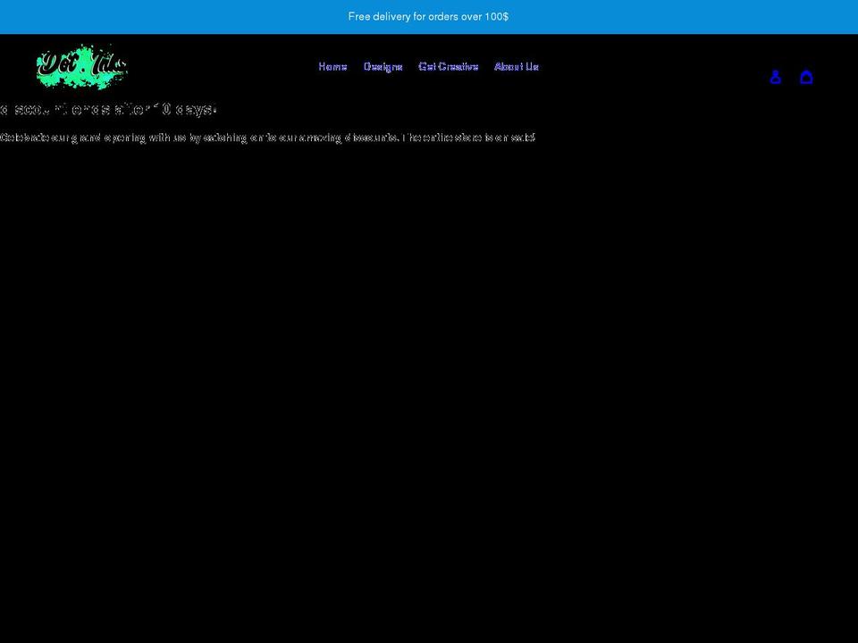 dotinks.myshopify.com shopify website screenshot