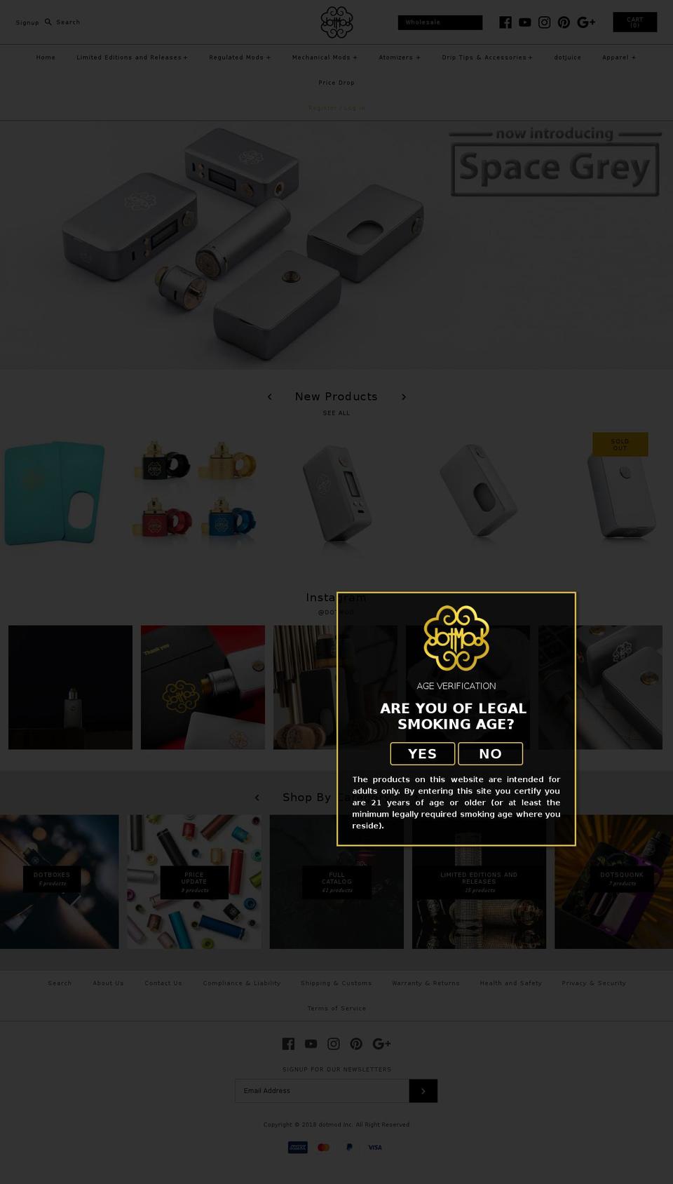 dotjuice.net shopify website screenshot