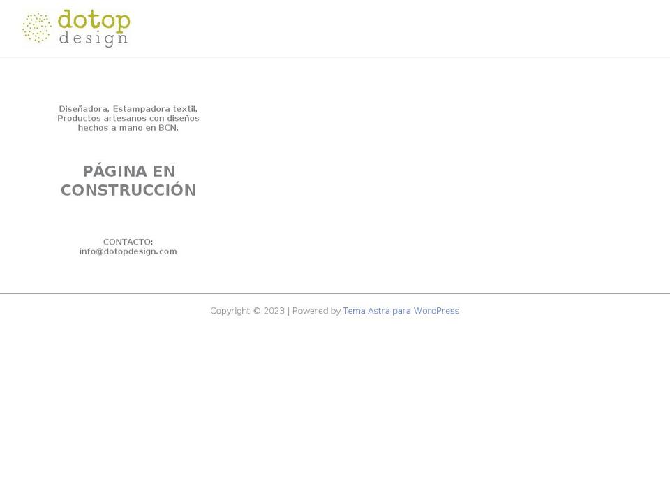 dotopdesign.com shopify website screenshot