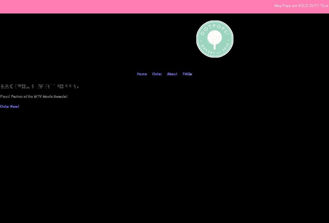 dotpops.net shopify website screenshot