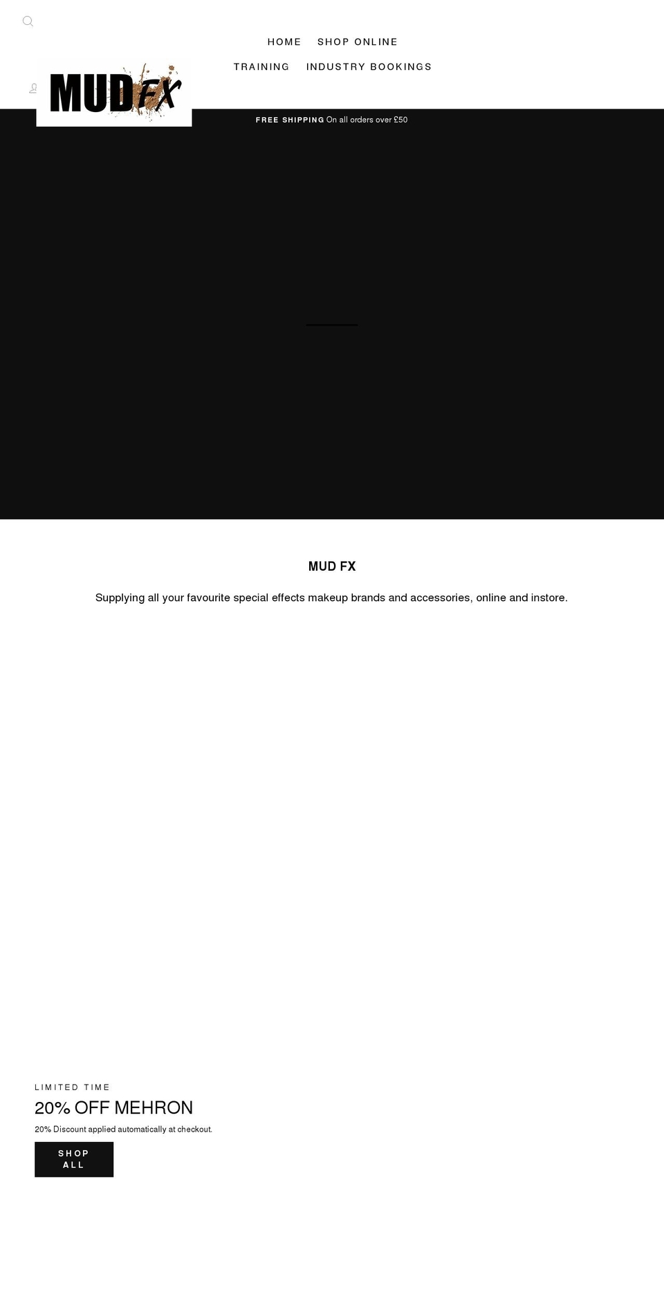 dottiesdosfx.co.uk shopify website screenshot