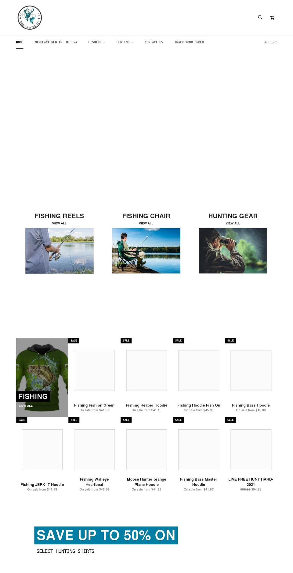 double-d-outfitters.com shopify website screenshot