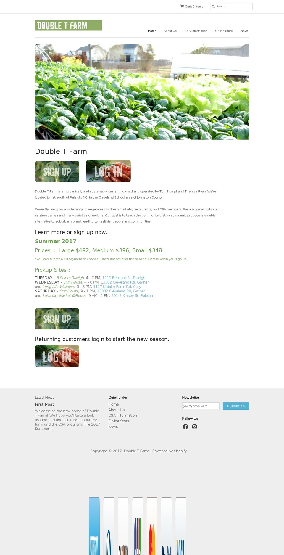 double-t-farm.com shopify website screenshot