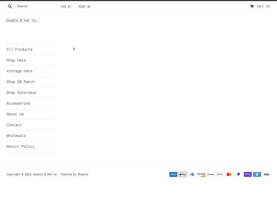 doublebhatcompany.com shopify website screenshot
