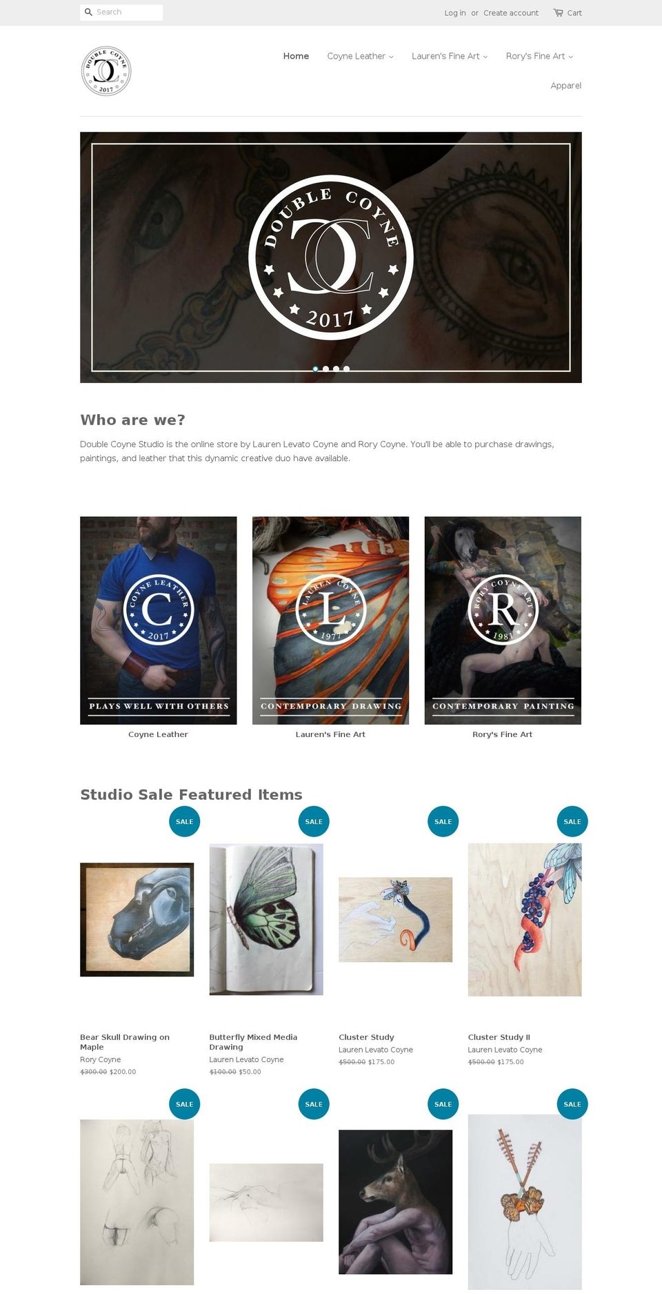 doublecoyne.com — Shopify storefront screenshot