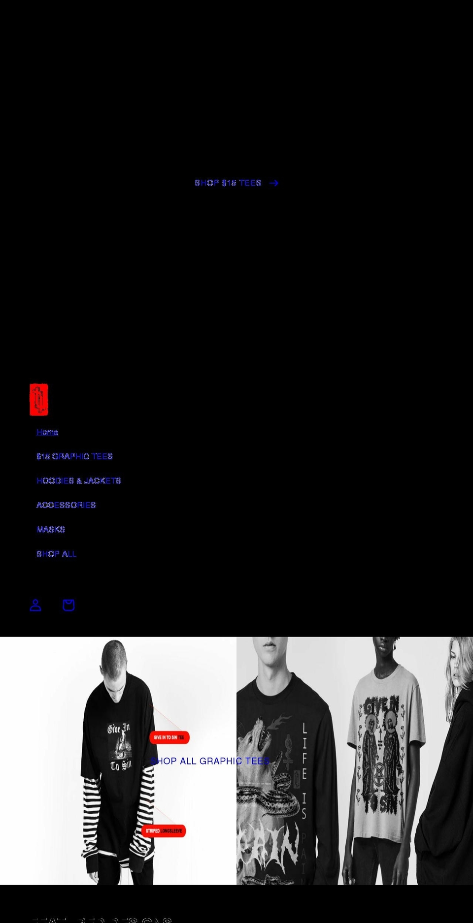 doublecrossed.net shopify website screenshot