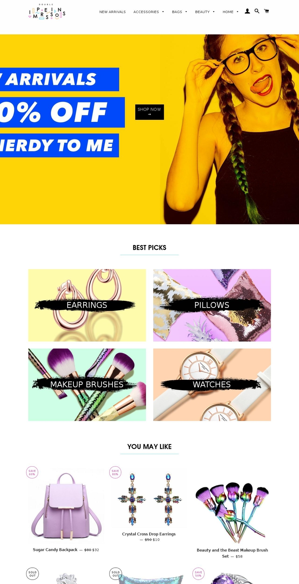 doubleimpressions.com — Shopify storefront screenshot