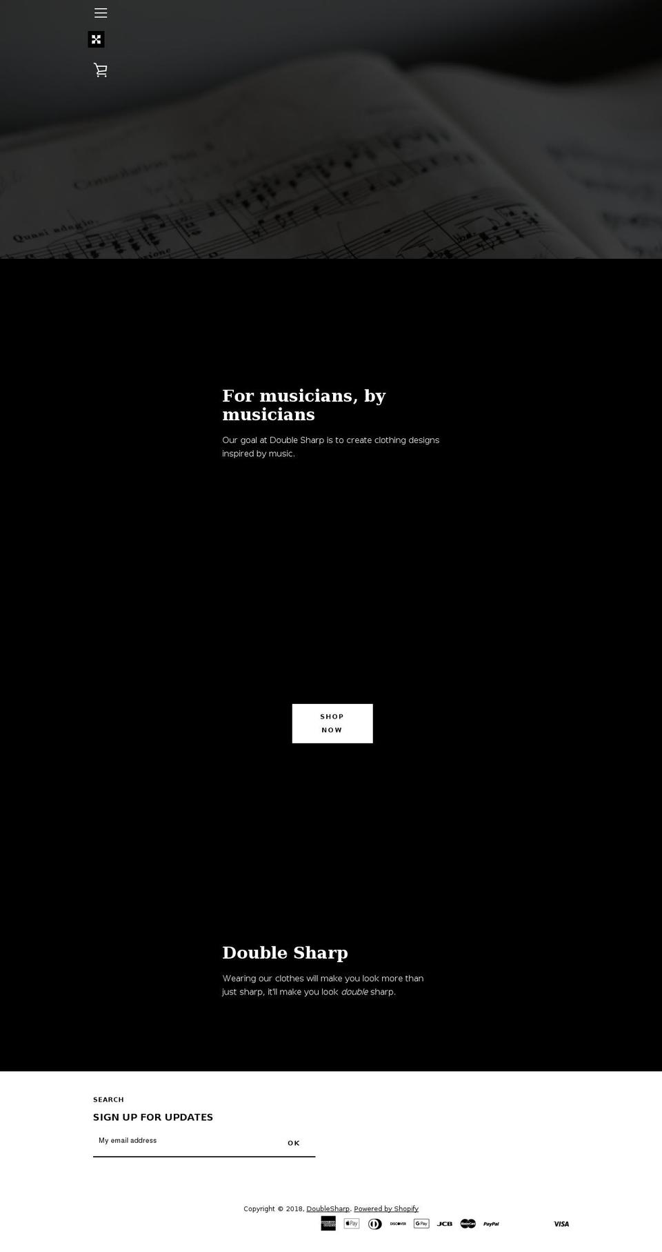 doublesharp.net shopify website screenshot
