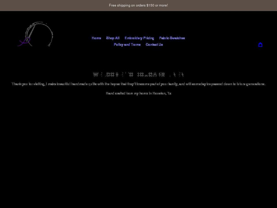 dougarslinen.com shopify website screenshot