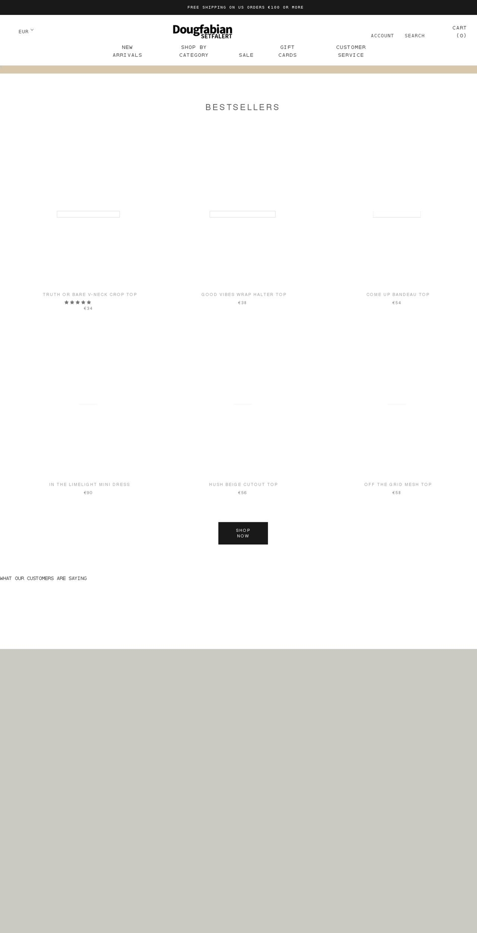 dougfabiansetfalert.com shopify website screenshot