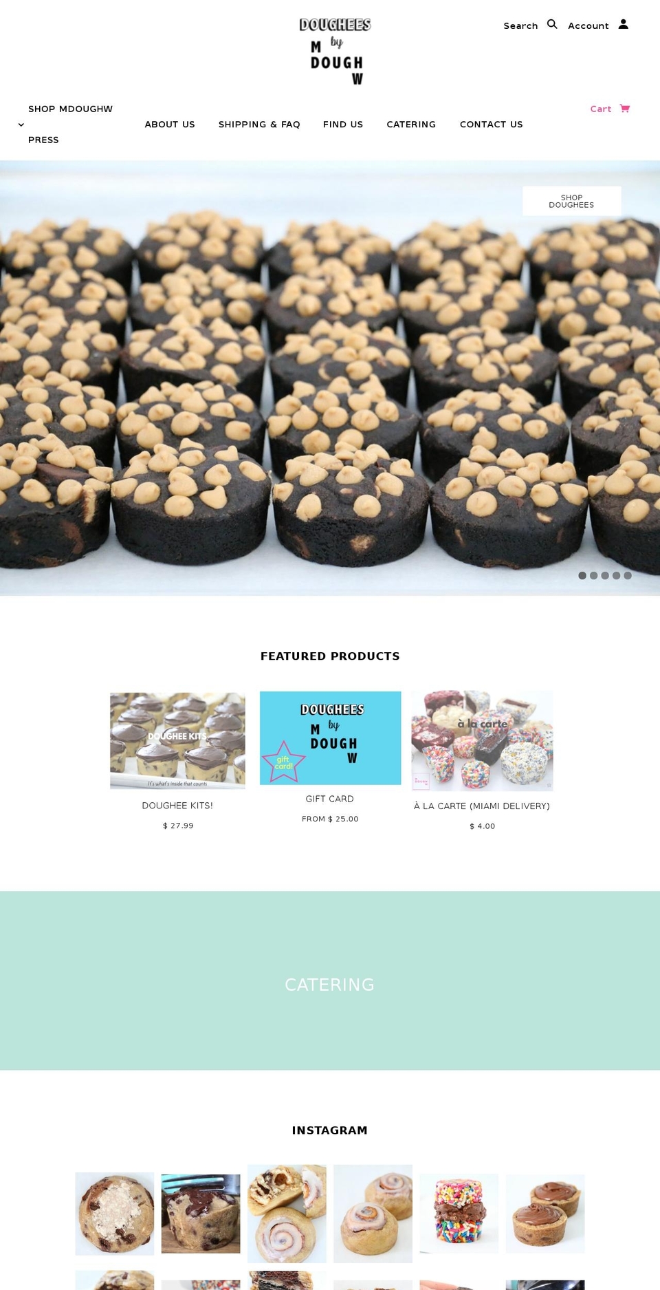 doughees.com — Shopify storefront screenshot