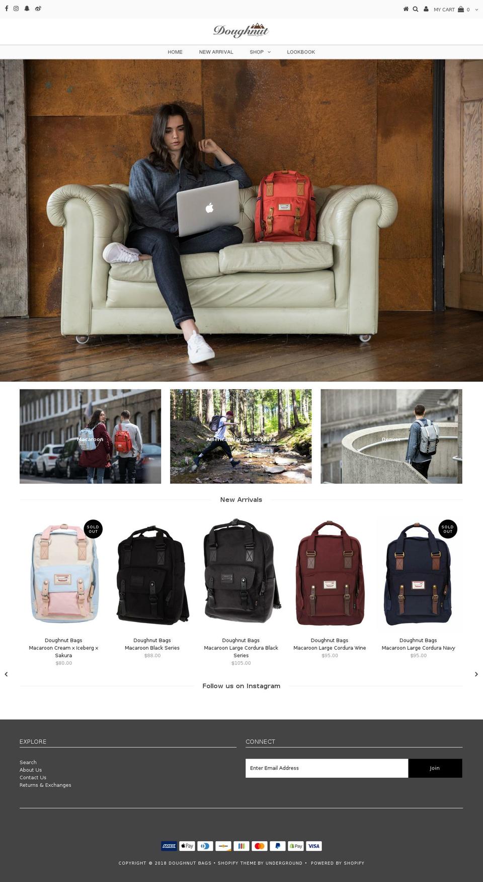 doughnutna.com — Shopify storefront screenshot