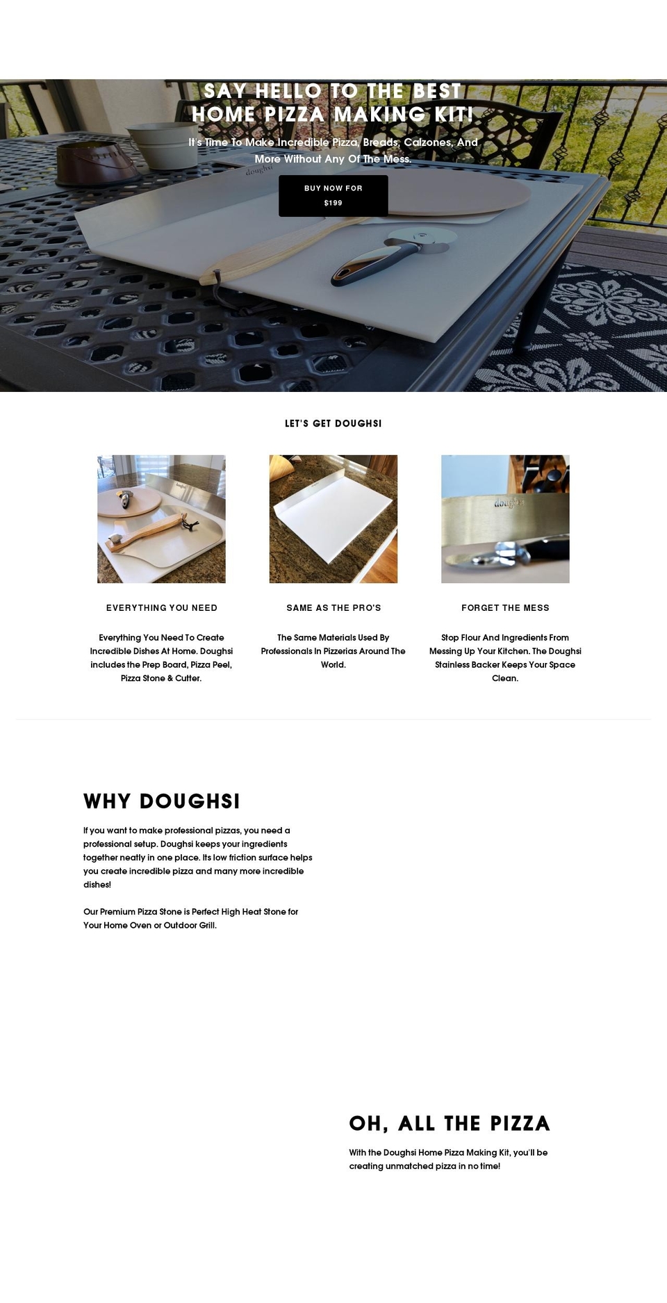 doughsi.com shopify website screenshot
