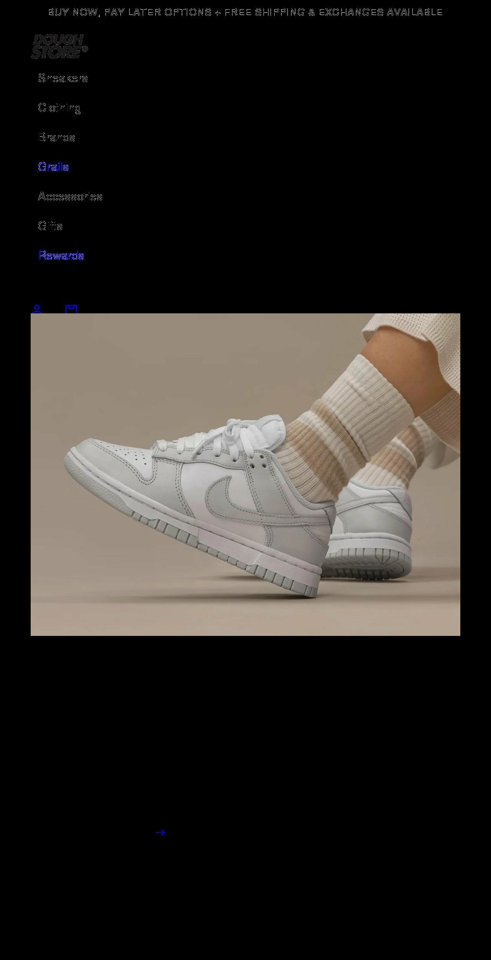 doughstore.com shopify website screenshot