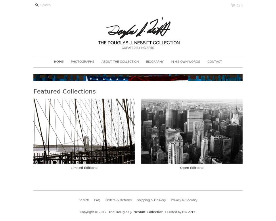 douglasjnesbitt.com shopify website screenshot