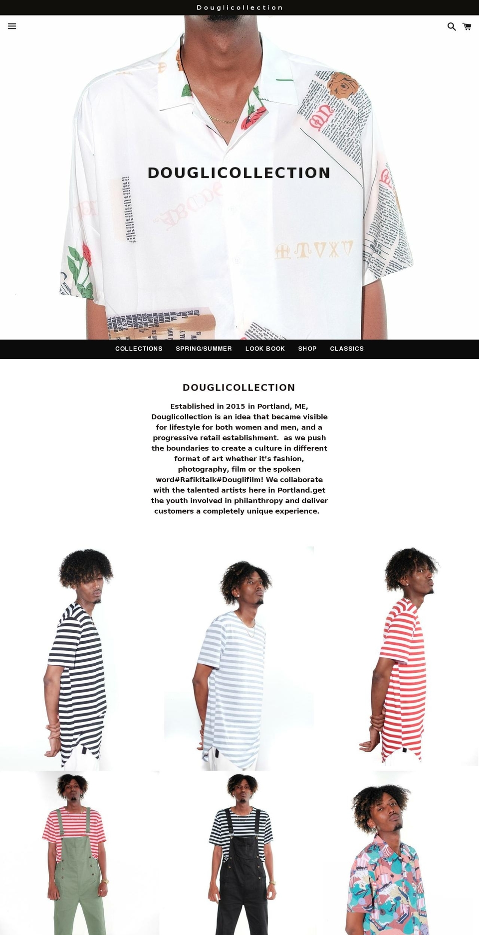 douglicollection.com — Shopify storefront screenshot