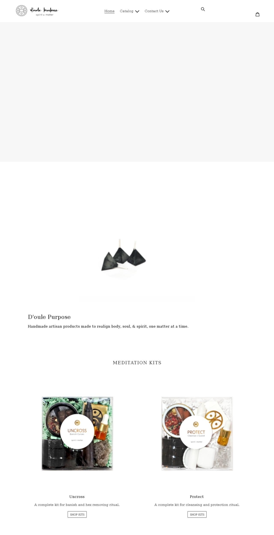 doulepurpose.com shopify website screenshot