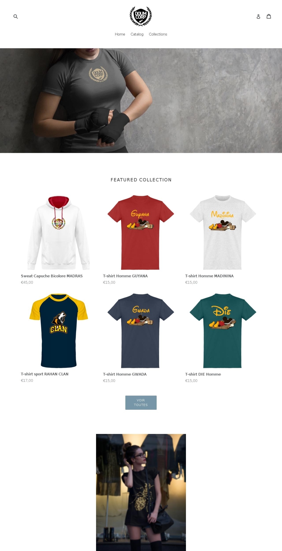 doumcorp.com — Shopify storefront screenshot