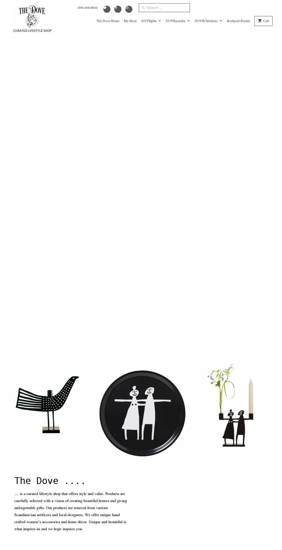 dovegifts.com shopify website screenshot