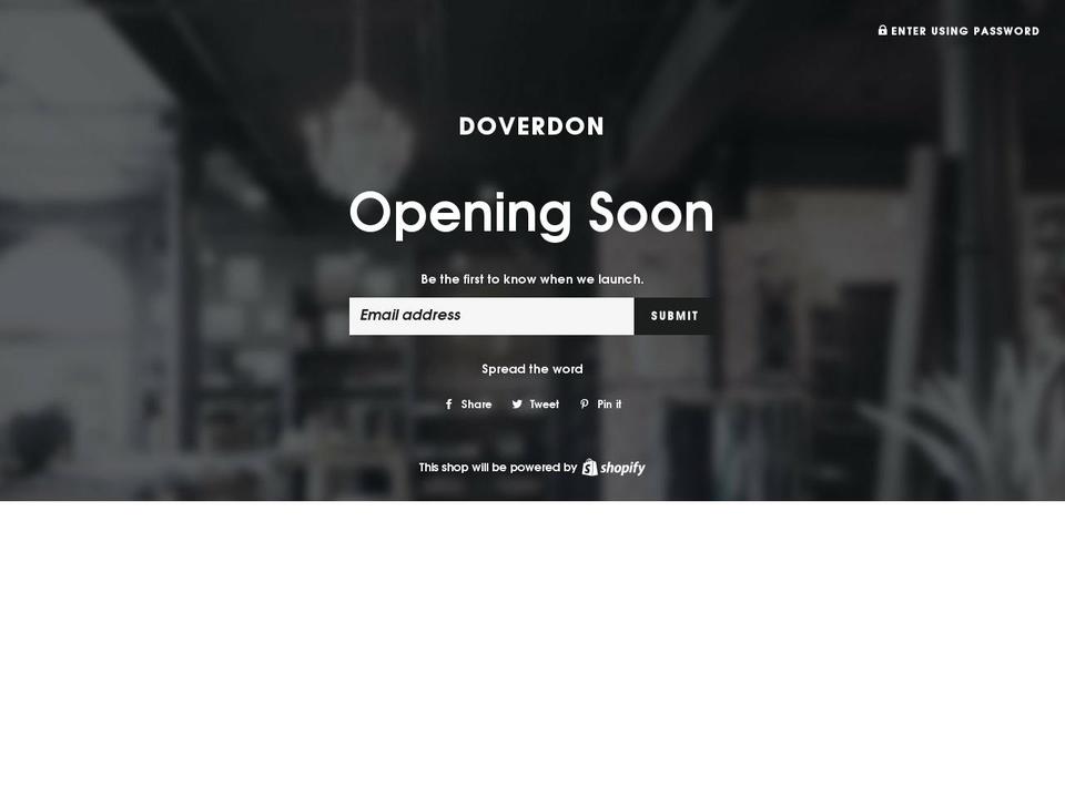 doverdon.com — Shopify storefront screenshot