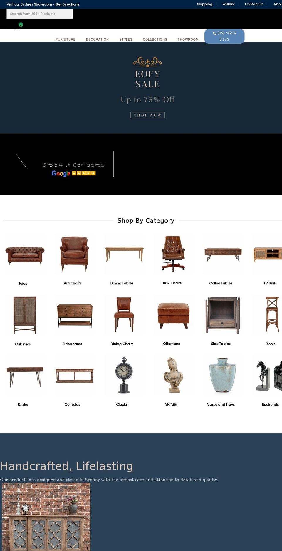 dovetaileddoublestitched.com.au shopify website screenshot