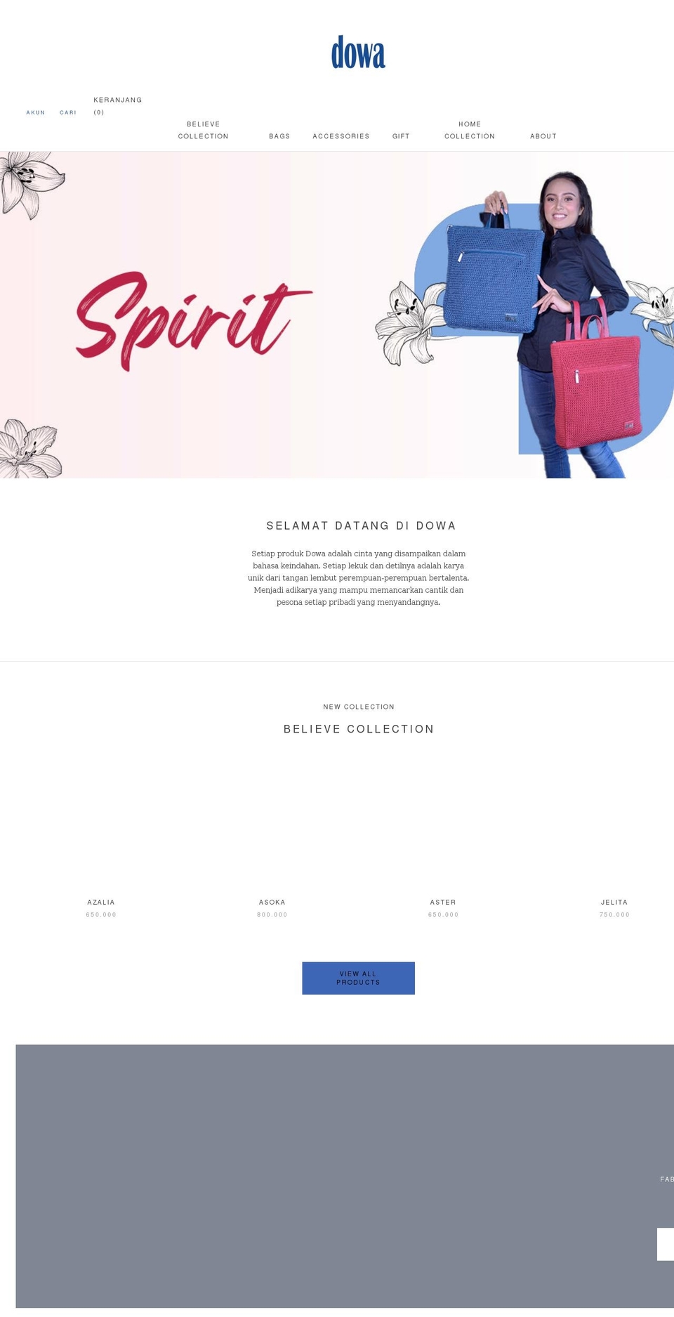 Template GIFT Updated  Desember Shopify theme site example dowabag.co.id