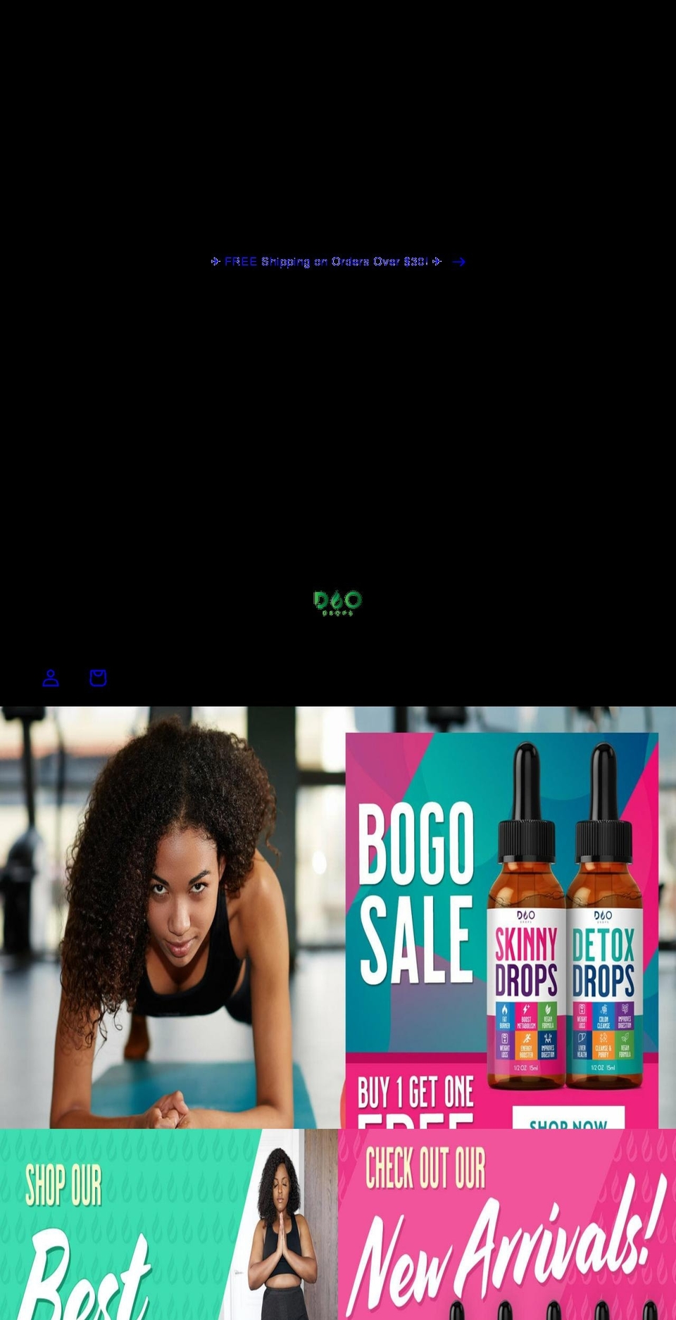 Product Form Shopify theme site example dowdrops.com