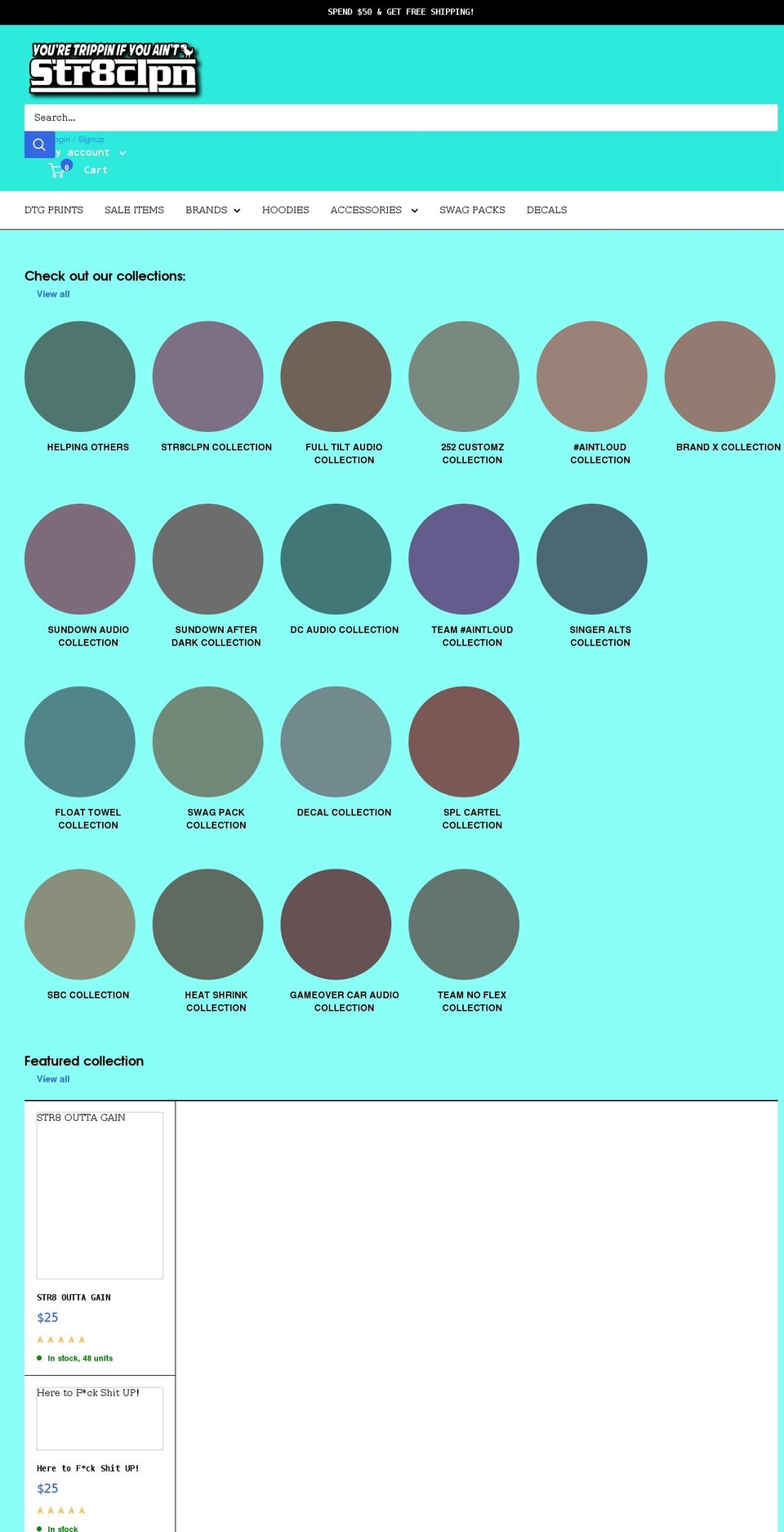 down4clpn.com shopify website screenshot