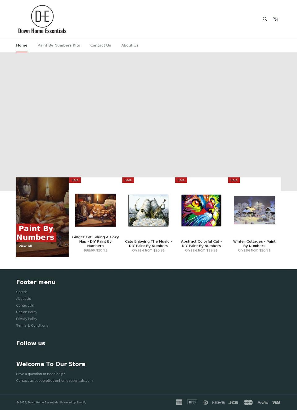 downhomeessentials.com — Shopify storefront screenshot