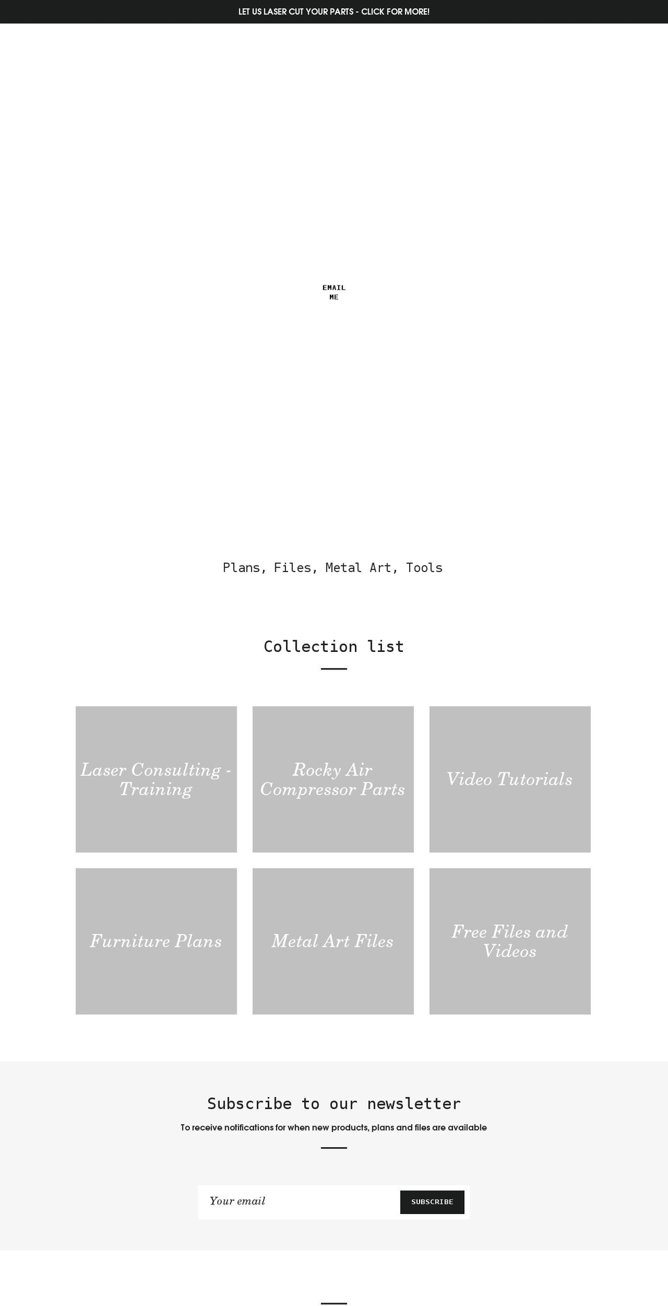 downloadcnc.com shopify website screenshot