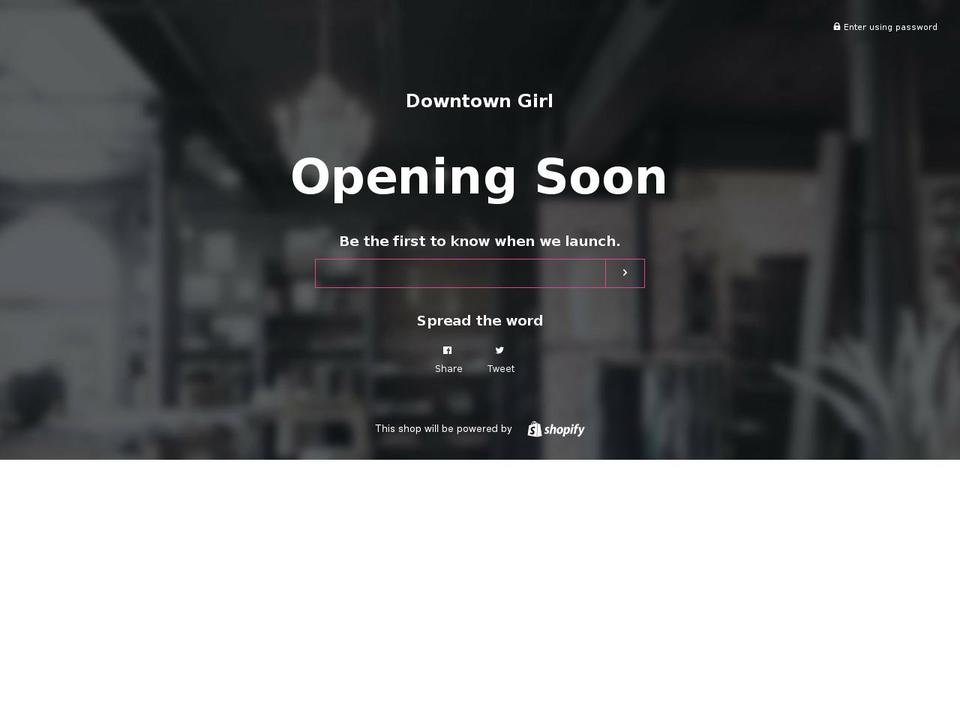 downtowngirlboutique.com — Shopify storefront screenshot