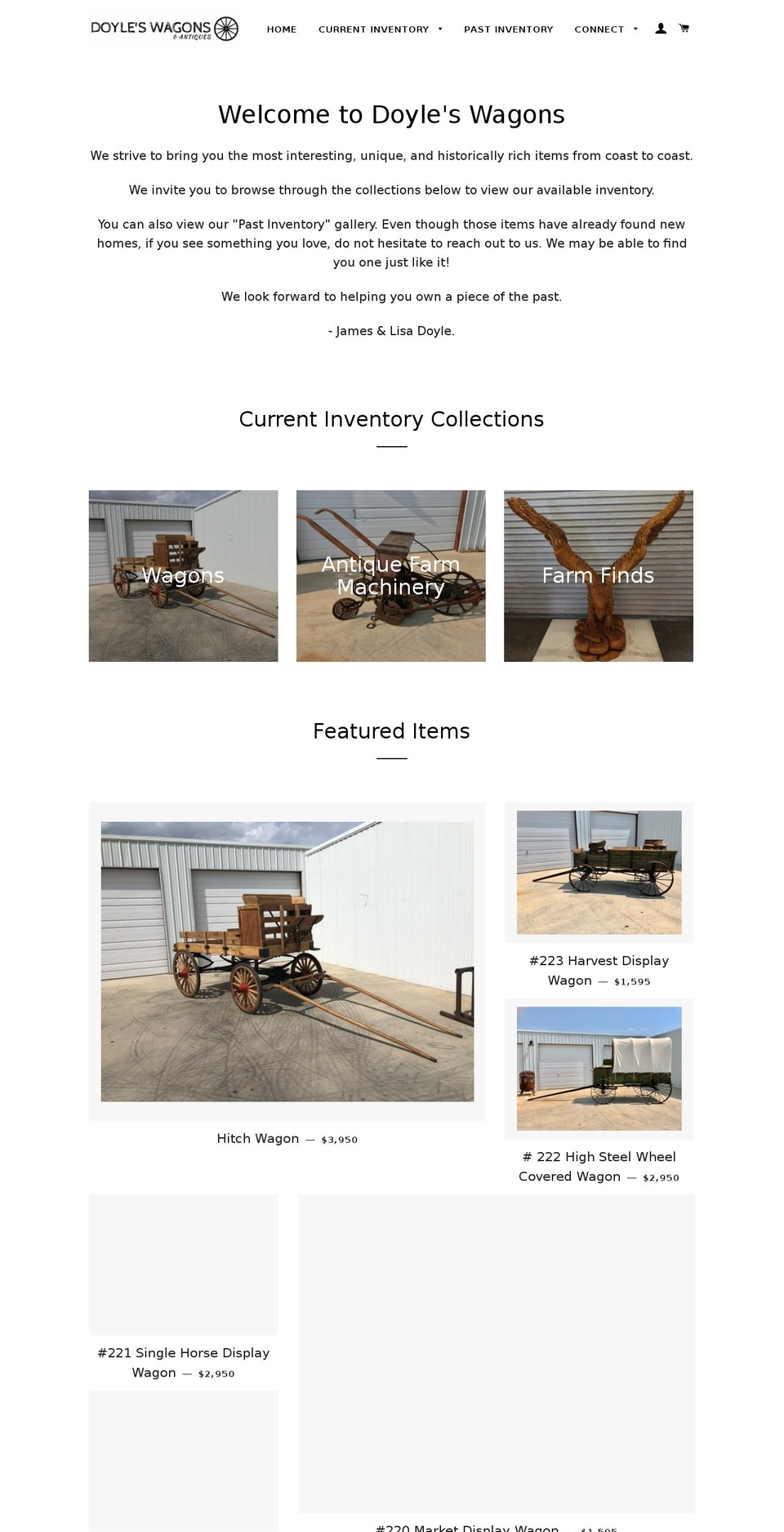 doyleschuckwagons.com shopify website screenshot