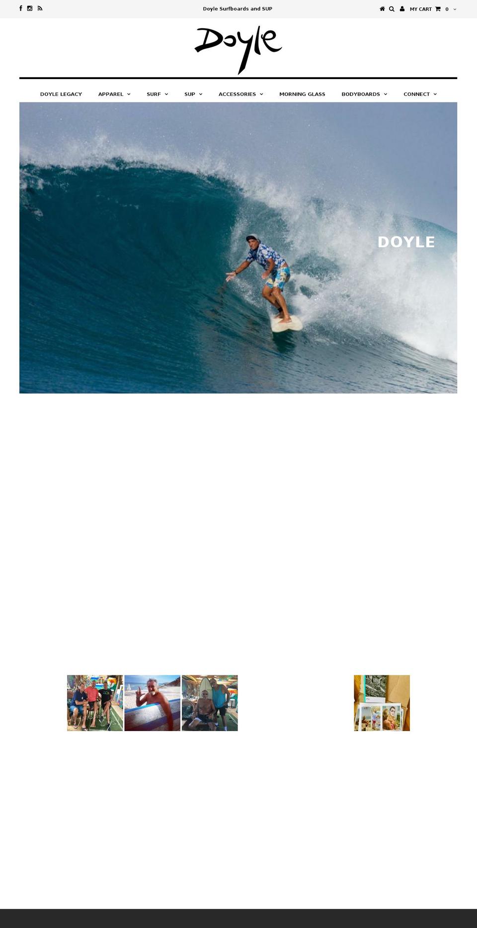 doylesurfboards.info shopify website screenshot